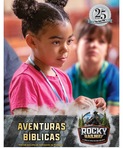 Picture of Vacation Bible School VBS 2021 Rocky Railway Bible Adventures Leader Manual (Spanish for Bilingual Edition)