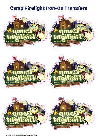 Picture of VBS 2024 Camp Firelight Logo Iron-On Transfers (Pkg of 12)