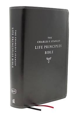 Picture of Kjv, Charles F. Stanley Life Principles Bible, 2nd Edition, Leathersoft, Black, Comfort Print