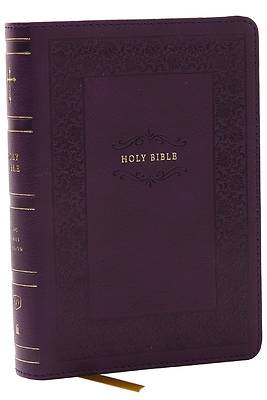 Picture of KJV Holy Bible, Compact Reference Bible, Leathersoft, Purple, 53,000 Cross-References, Red Letter, Comfort Print