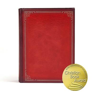 Picture of CSB Ancient Faith Study Bible, Crimson Leathertouch