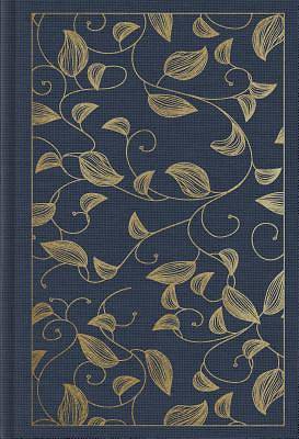 Picture of ESV Student Study Bible (Cloth Over Board, Navy, Vine Design)