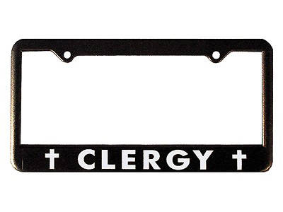 Picture of Clergy Auto Tag Frame