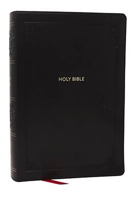 Picture of NKJV Giant Print End-Of-Verse Reference Bible, Black Leathersoft, Red Letter, Comfort Print