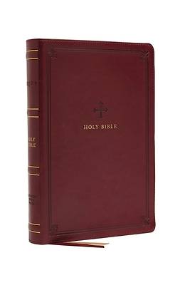 Picture of Nrsv, Catholic Bible, Standard Large Print, Leathersoft, Red, Comfort Print