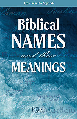 Picture of Biblical Names and Their Meanings