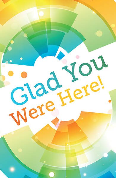 Picture of Glad You Were Here! Postcard
