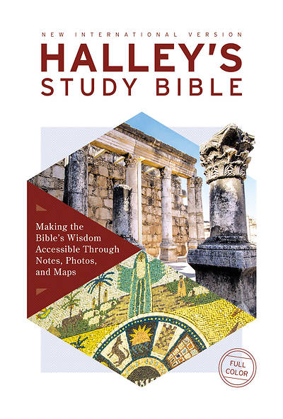 Picture of NIV Halley's Study Bible, Hardcover, Red Letter Edition, Comfort Print