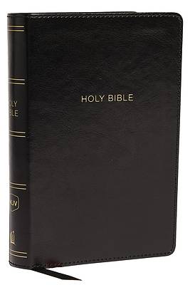 Picture of NKJV, Reference Bible, Compact Large Print, Imitation Leather, Black, Red Letter Edition, Comfort Print