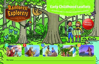 Picture of Vacation Bible School VBS 2021 Rainforest Explorers Early Childhood Leaflets and Stickers