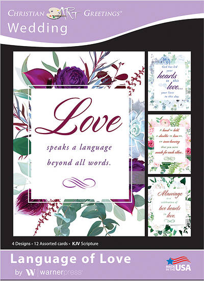 Picture of Language of Love Wedding Boxed Cards