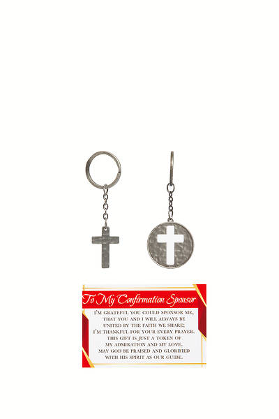 Picture of To My Confirmation Sponsor Key Ring Card Set