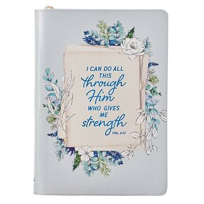 Picture of Journal All Things Blue Floral Phil. 4