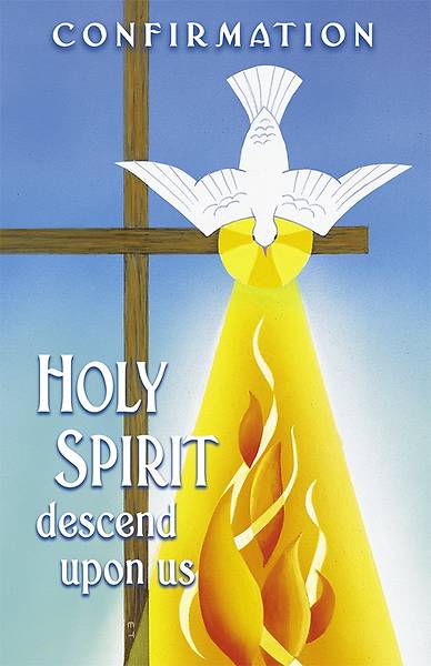 Picture of Holy Spirit Descend Confirmation Regular Size Bulletin