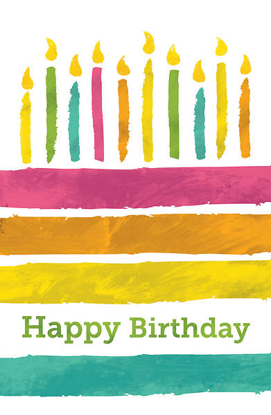 Picture of Happy Birthday Candles Postcard