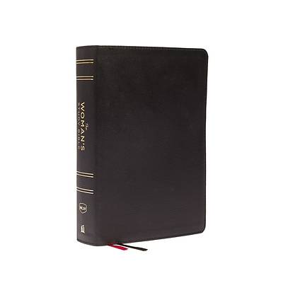 Picture of The Nkjv, Woman's Study Bible, Genuine Leather, Black, Red Letter, Full-Color Edition
