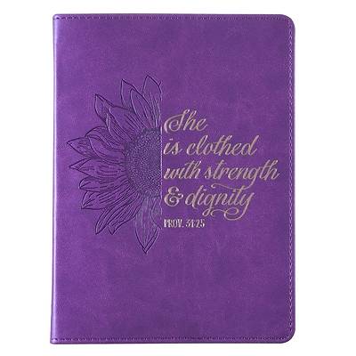 Picture of Journal She Is Clothed Proverbs 31