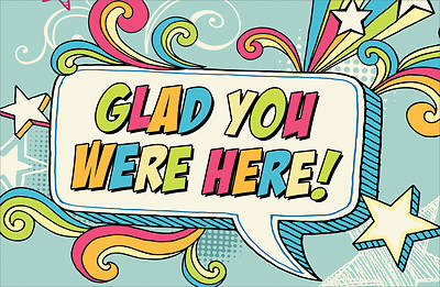 Picture of Glad You Were Here Postcard