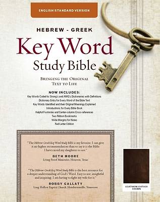 Picture of Key Word Study Bible-English Standard Verson Goatskin Leather Edition