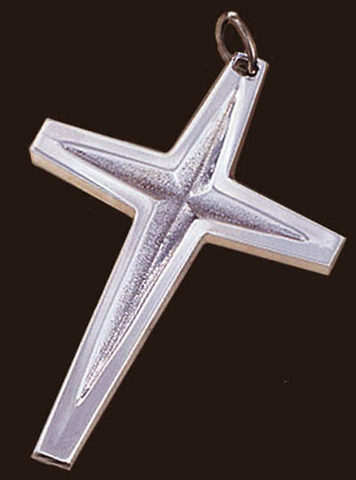 Picture of Prince Of Peace Clergy Cross - Silverplate