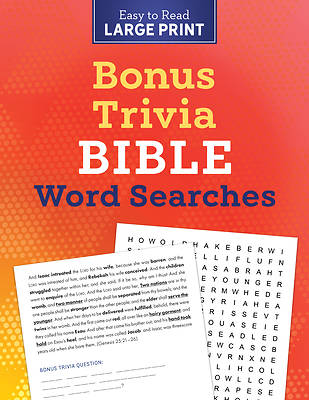 Picture of Bonus Trivia Bible Word Searches Large Print