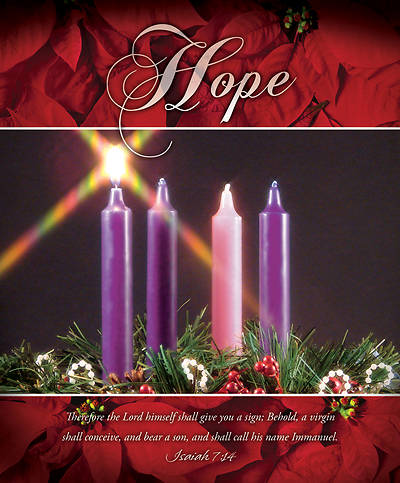 Picture of Hope Advent Wreath Legal Size Bulletin