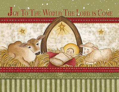 Picture of Joy To The World Baby Jesus Christmas Boxed Card (Pkg of 18)