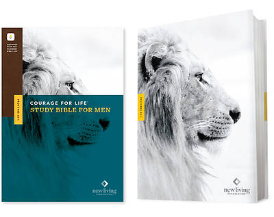 Picture of NLT Courage for Life Study Bible for Men, Filament-Enabled Edition (Hardcover)