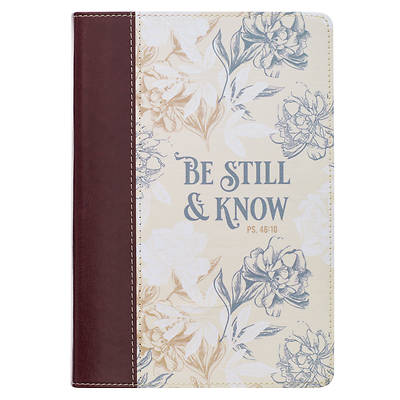 Picture of Journal Classic Be Still Floral Psalm 46