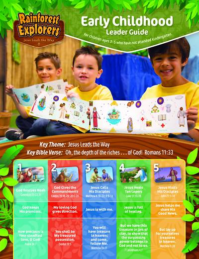 Picture of Vacation Bible School VBS 2021 Rainforest Explorers Early Childhood Leader Guide