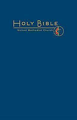 Picture of CEB Common English Pew Bible, Navy UMC Emblem