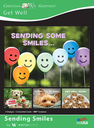 Picture of Sending Smiles Get Well Boxed Cards (Box of 12)