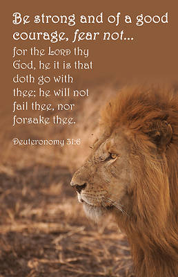 Picture of Good Courage Worship Bulletin PKG 100