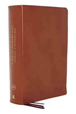 Picture of Kjv, Charles F. Stanley Life Principles Bible, 2nd Edition, Genuine Leather, Brown, Indexed, Comfort Print