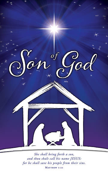 Picture of Son of God Christmas Banner 3 x 5 Vinyl