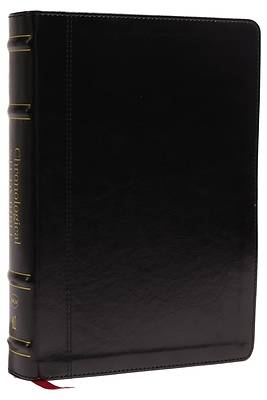 Picture of Nkjv, Chronological Study Bible, Leathersoft, Black, Comfort Print
