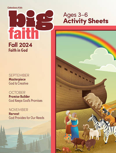 Picture of Cokesbury Kids Big Faith Fall 2024 Activity Sheets Ages 3-6