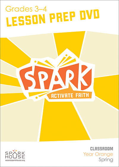 Picture of Spark Classroom Grades 3-4 Preparation DVD Year Orange Spring
