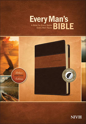 Picture of Every Man's Bible NIV, Deluxe Heritage Edition, Tutone