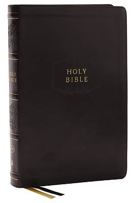 Picture of KJV Holy Bible, Center-Column Reference Bible, Leathersoft, Black, 72,000+ Cross References, Red Letter, Comfort Print