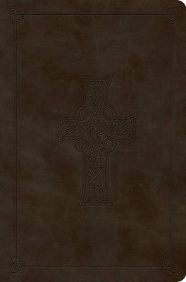 Picture of ESV Value Compact Bible (Trutone, Olive, Celtic Cross Design)