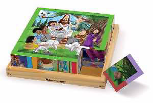 Picture of New Testament Cube Puzzle - Melissa and Doug