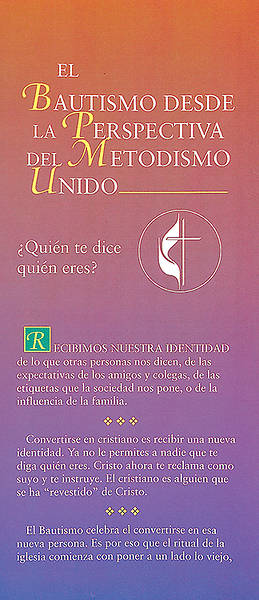 Picture of El Bautismo desde la perspectiva del Metodismo Unido - folleto electronico