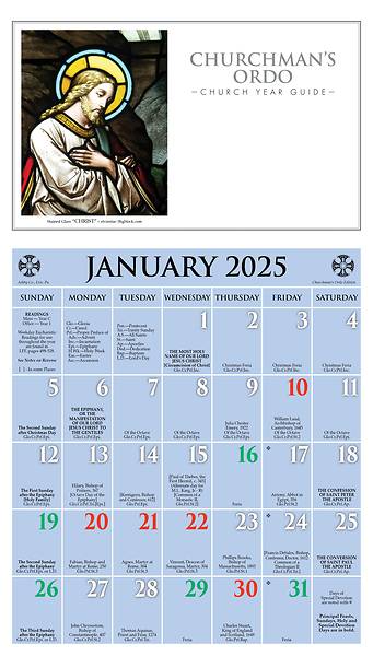 Picture of Ashby Churchman's Ordo Kalendar 2025