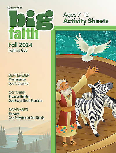 Picture of Cokesbury Kids Big Faith Fall 2024 Activity Sheets Ages 7-12
