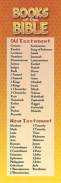 Picture of Books of the Bible Kids General Bookmark