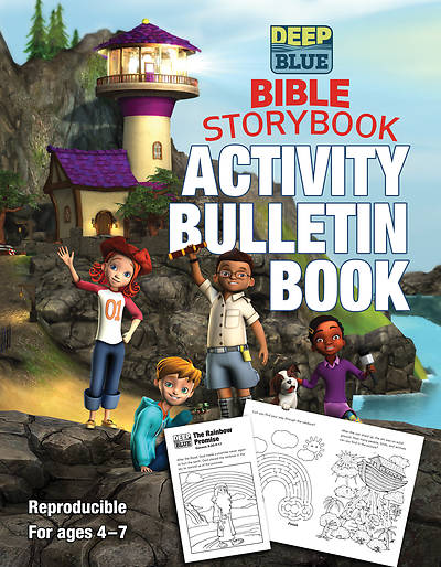Picture of Deep Blue Bible Storybook Activity Bulletin Book
