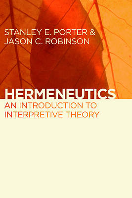 Picture of Hermeneutics and Interpretive Theory