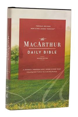 Picture of The Nkjv, MacArthur Daily Bible, 2nd Edition, Hardcover, Comfort Print