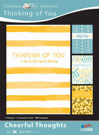 Picture of Cheerful Thoughts Thinking of You Boxed Cards (Box of 12)
